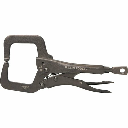 Klein Tools C-Clamp Locking Pliers With Standard Jaws, 6-inch 38630